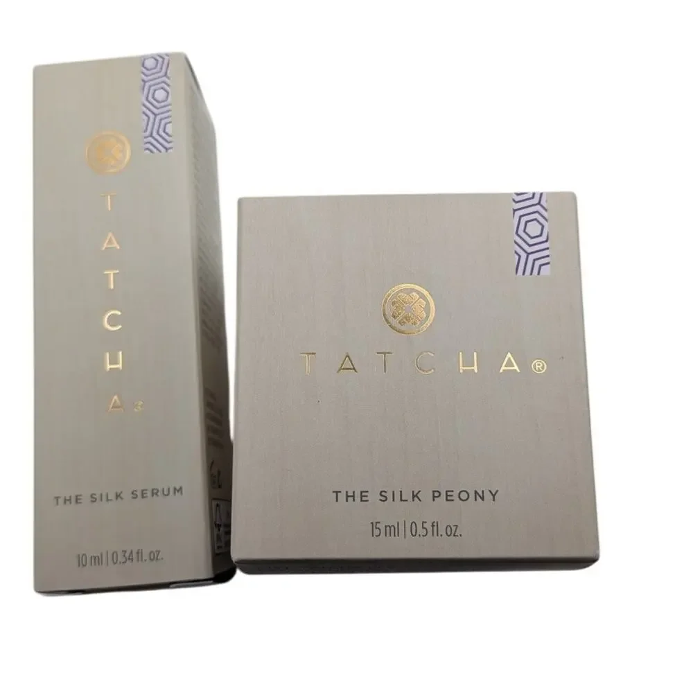 TATCHA Silk Peony Eye Cream & Silk Serum Travel Size Skincare Set Japan NEW
